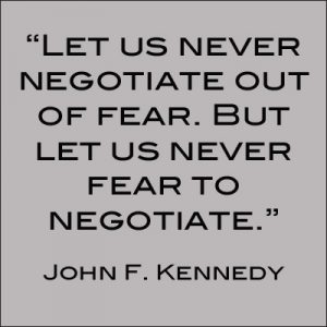 JFK Negotiation Quote