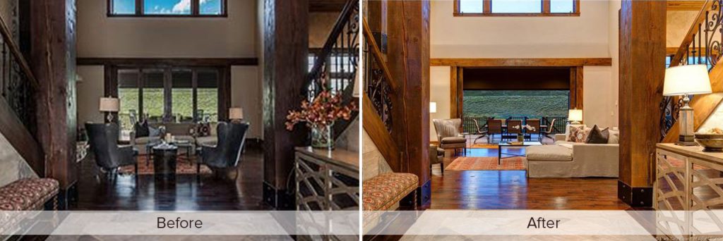 Park City Home Staging Before After